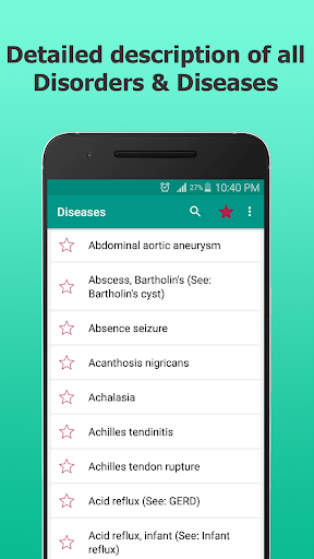 Disorder & Diseases Dictionary Offline screenshot for Android
