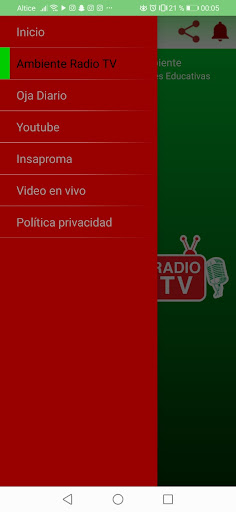 Ambiente Radio TV Screen 2