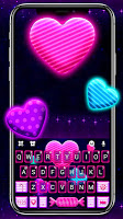 screenshot of Neon Candy Hearts Theme