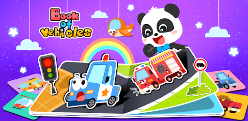 Baby Panda's Book of Vehicles cover