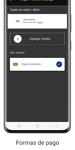 Tay App Transporte Screen 3