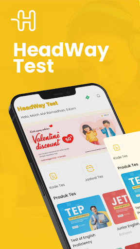 Android application HeadWay Test screenshort