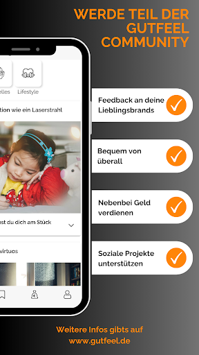 Android application gutfeel screenshort