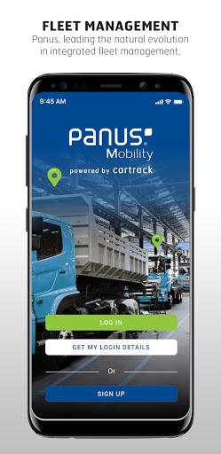 Android application Panus Intelligent Fleet screenshort
