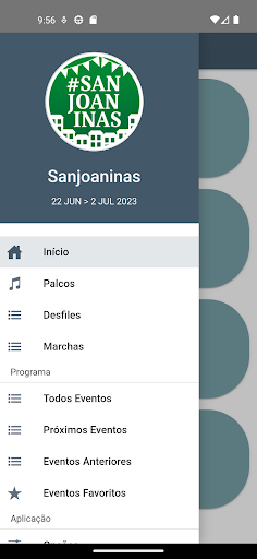 Android application Sanjoaninas screenshort