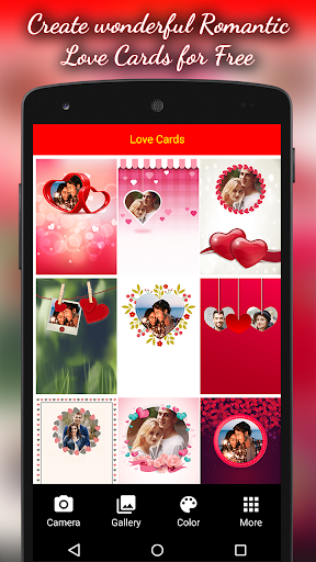 Android application Love Cards - Photo Frames screenshort