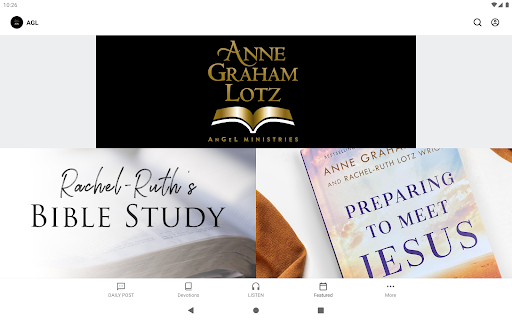 Screenshot of Anne Graham Lotz