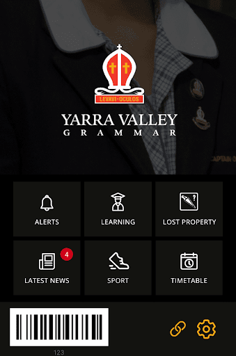 Android application Yarra Valley Grammar App screenshort