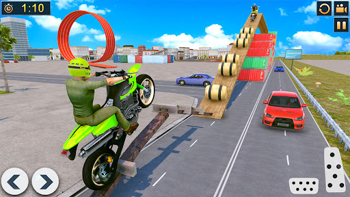 Mega Ramp GT Bike Stunt Games