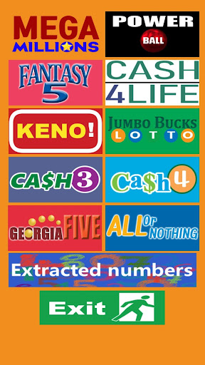 Android application Georgia Lotto Number Generator screenshort