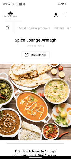 Android application Spice Lounge Armagh screenshort