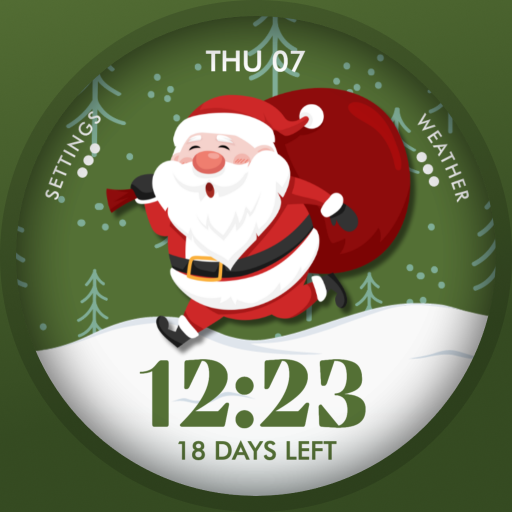 Christmas countdown watch face Latest Icon
