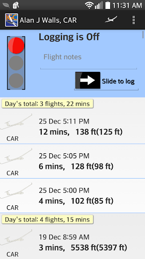 Android application IGCDroid screenshort