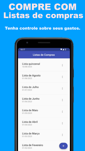 Android application Lista de compras: Calculadora screenshort