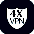 4X VPN Fast VPN Proxy Server & Secure Service1.0.5 By Noor IT