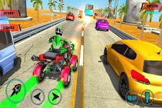 バイクゲーム-バイクレーシングゲーム：クワッドバイクの運転のおすすめ画像1