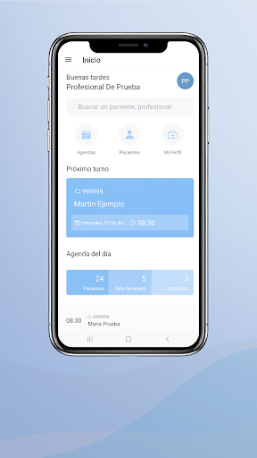 Android application OPMSA App profesionales screenshort
