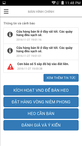 Admin TE-FOOD Vietnam Screen 2