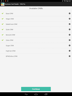 Business Card Reader - CRM Pro Captura de pantalla