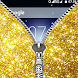 Glitter Zipper Lock Screen