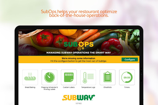 Android application SubOps screenshort