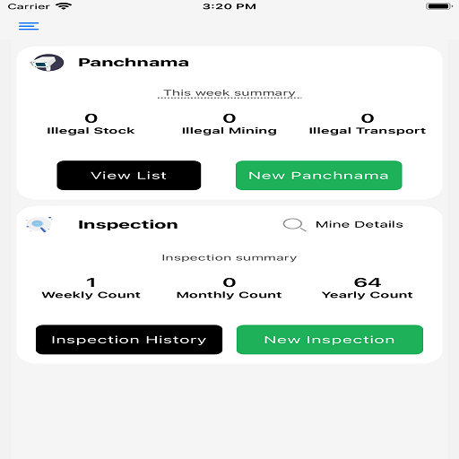 Android application RAJMINES DEPARTMENT screenshort