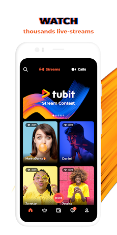 Tubit: Live Stream Video Chatのおすすめ画像1