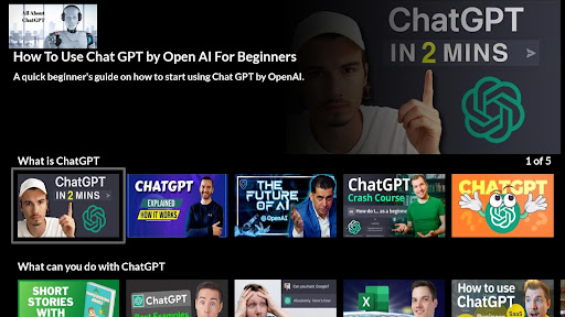 All about ChatGPT Screen 3