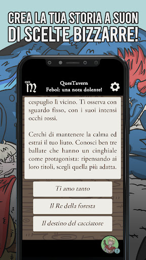 QuesTavern Febol: una nota dol Screen 2