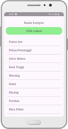 Waktu Solat Screen 3