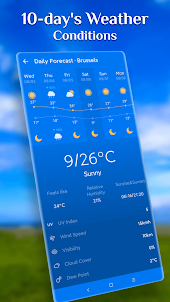 Wetter-App - Wetter-Widget