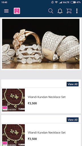 Android application Aditya Jewellery screenshort