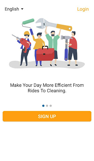 Android application ET Delivery screenshort