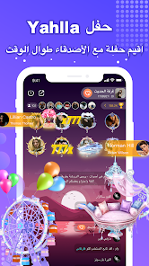 Yahlla-Group Voice chat Rooms  screenshots 10