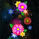 Cover Image of Descargar Rainy Window Flower- Wallpaper  APK