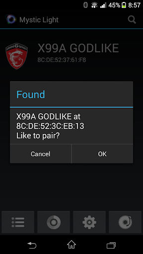 Mystic Light for X99 Screen 3