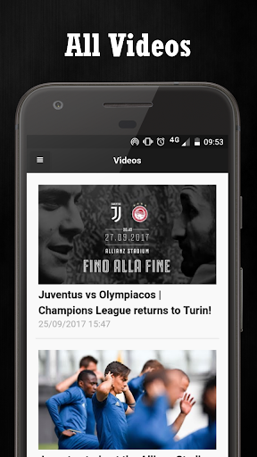 Bianconero Sport News Screen 2