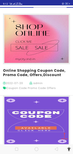 Android application Shopping Centre screenshort