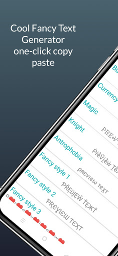 Android application Bold Text Generator Fonts screenshort