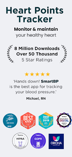 Blood Pressure App - SmartBP Screen 3