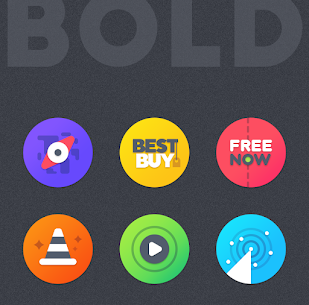 Bold Icon Pack APK (مصححة / كاملة) 1