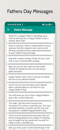 Fathers Day Wishes Screen 3
