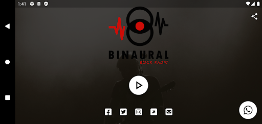 Binaural Rock Radio Screen 2