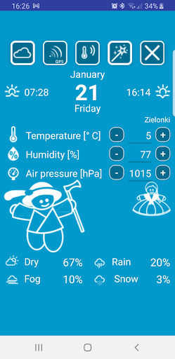 Android application Meteo Baba screenshort