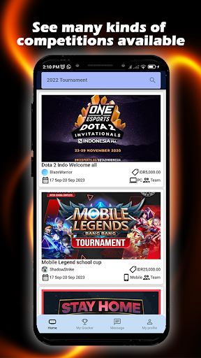 Android application Grackerio: Your Esport Career screenshort