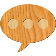 GO SMS Light Wood  Icon