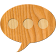 GO SMS Light Wood icon