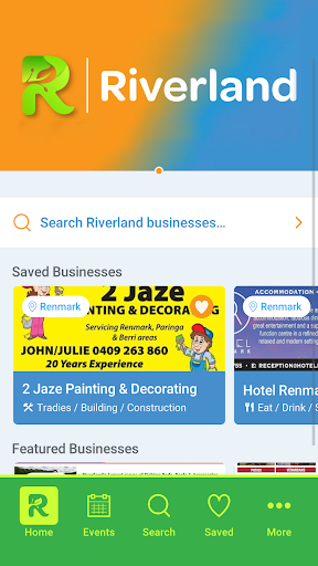 Android application Riverland App screenshort