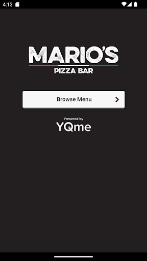 Android application Marios Pizza Bar screenshort