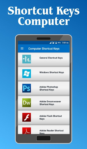 Computer Shortcut Keys Learn Pc Shortcut Keys By Sm Developer Google Play Japan Searchman App Data Information